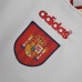 Spain 1996 Away White Soccer Jersey